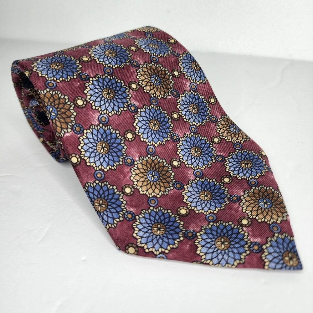 CHRISTIAN DIOR MONSIEUR Silk Floral Tie.
